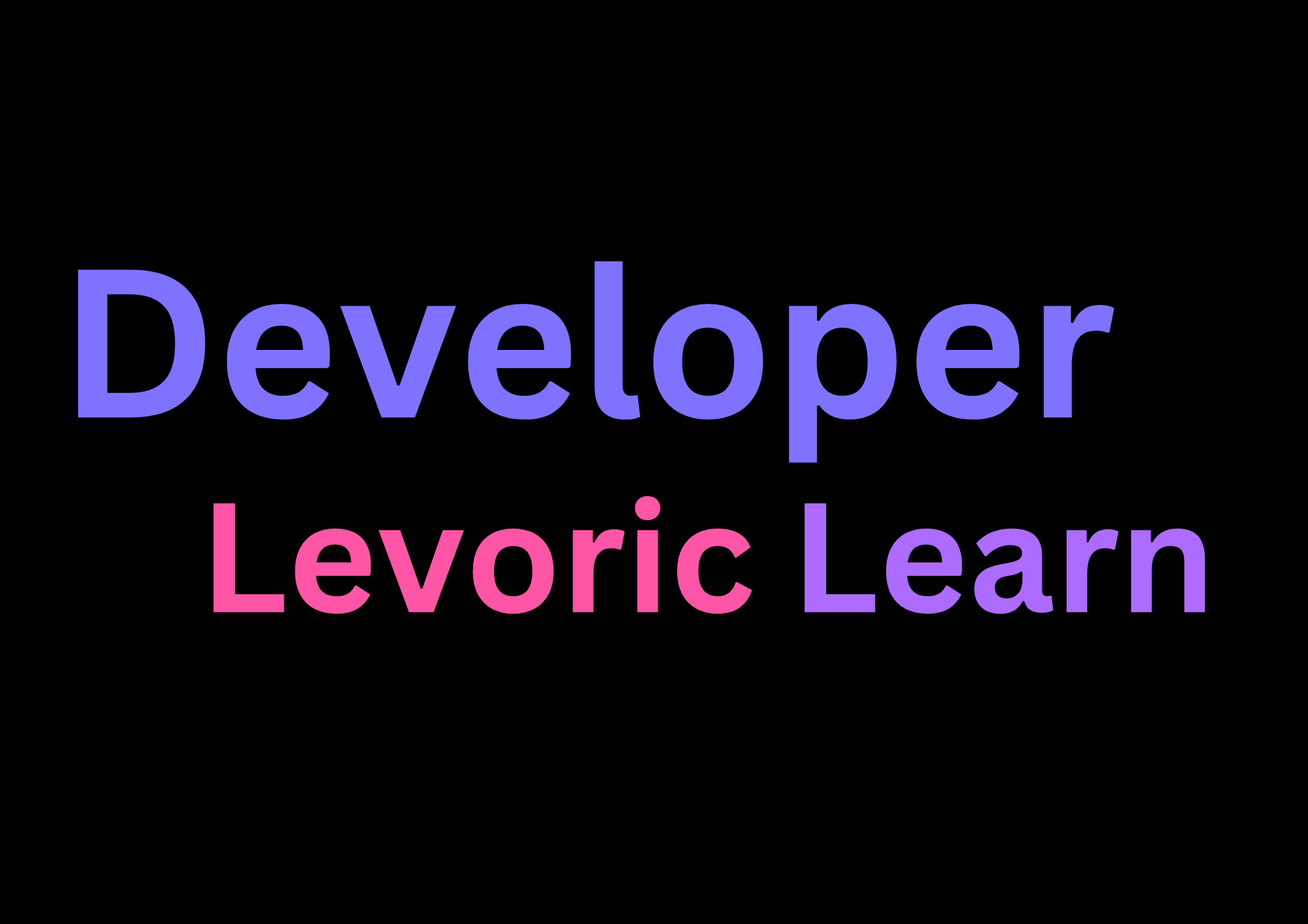 Levoric Learn Logo